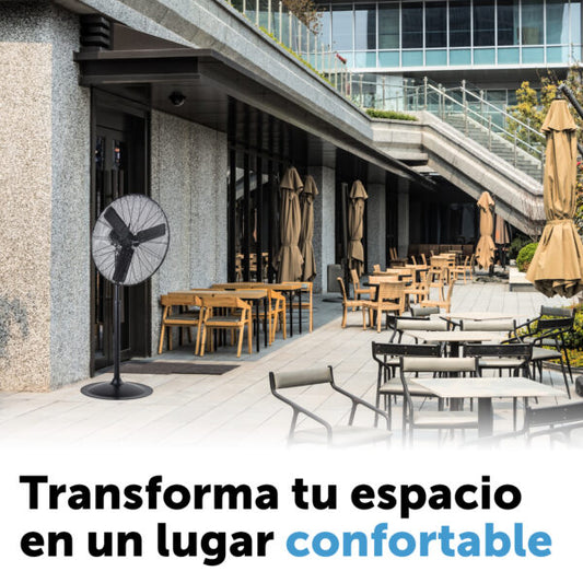 TESYF-201 Ventilador 30 Pulgadas Travel Air 3 Vel. 250 watts 206x76x66
