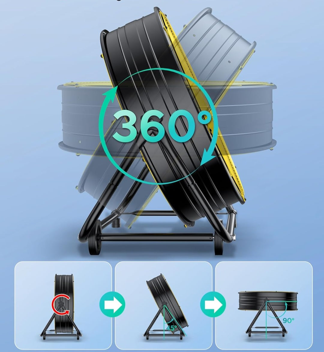 TECKEL AIR TAMBOR 24 PULGADAS 320 WATTS 9460 PCM