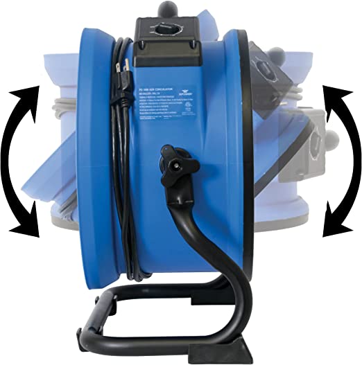 FC-300 Professional Grade Air Circulator, Utility Carpet Dryer, Floor Blower-14" Diameter Heavy Duty Portable Shop Fan
