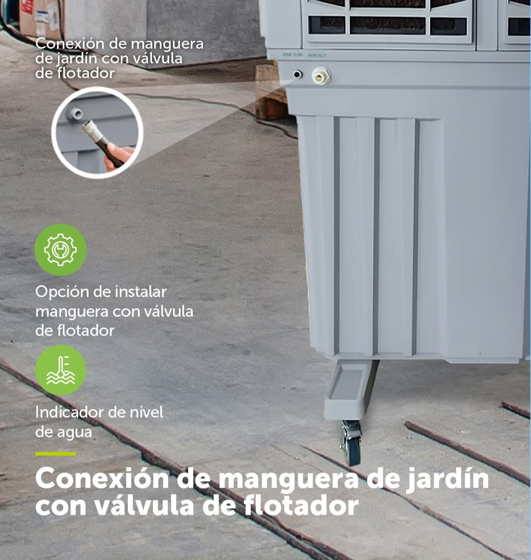 MAX180T ENFRIADOR DE AIRE EVAPORATIVO PORTATIL