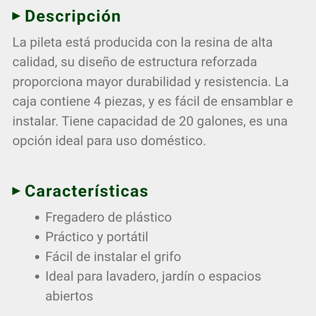 Pileta Plástica 7728