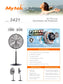 3421 Ventilador de Pedestal 30’’