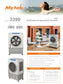 Mytek 3399 Enfriador de aire evaporativo portátil  60L