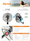 3196 VENTILADOR MYTEK 18 PULG. 360° METALICO 65 W